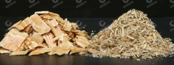木塊經(jīng)粉碎后變成木屑 木塊經(jīng)粉碎后變成木屑