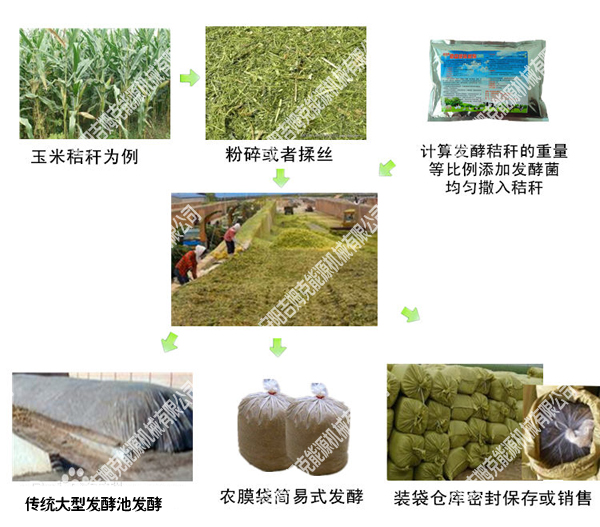 玉米秸稈青貯技術(shù)原理圖 玉米秸稈青貯技術(shù)原理圖